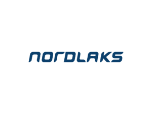 Nordlaks logo blå